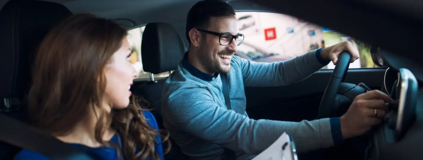 Modern training vehicle with dual controls at AAA Driving School Santa Clara
